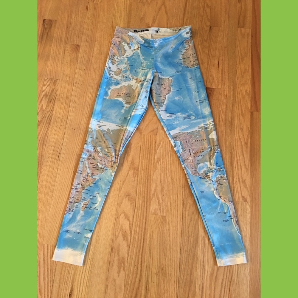Black Milk Map Leggings RARE